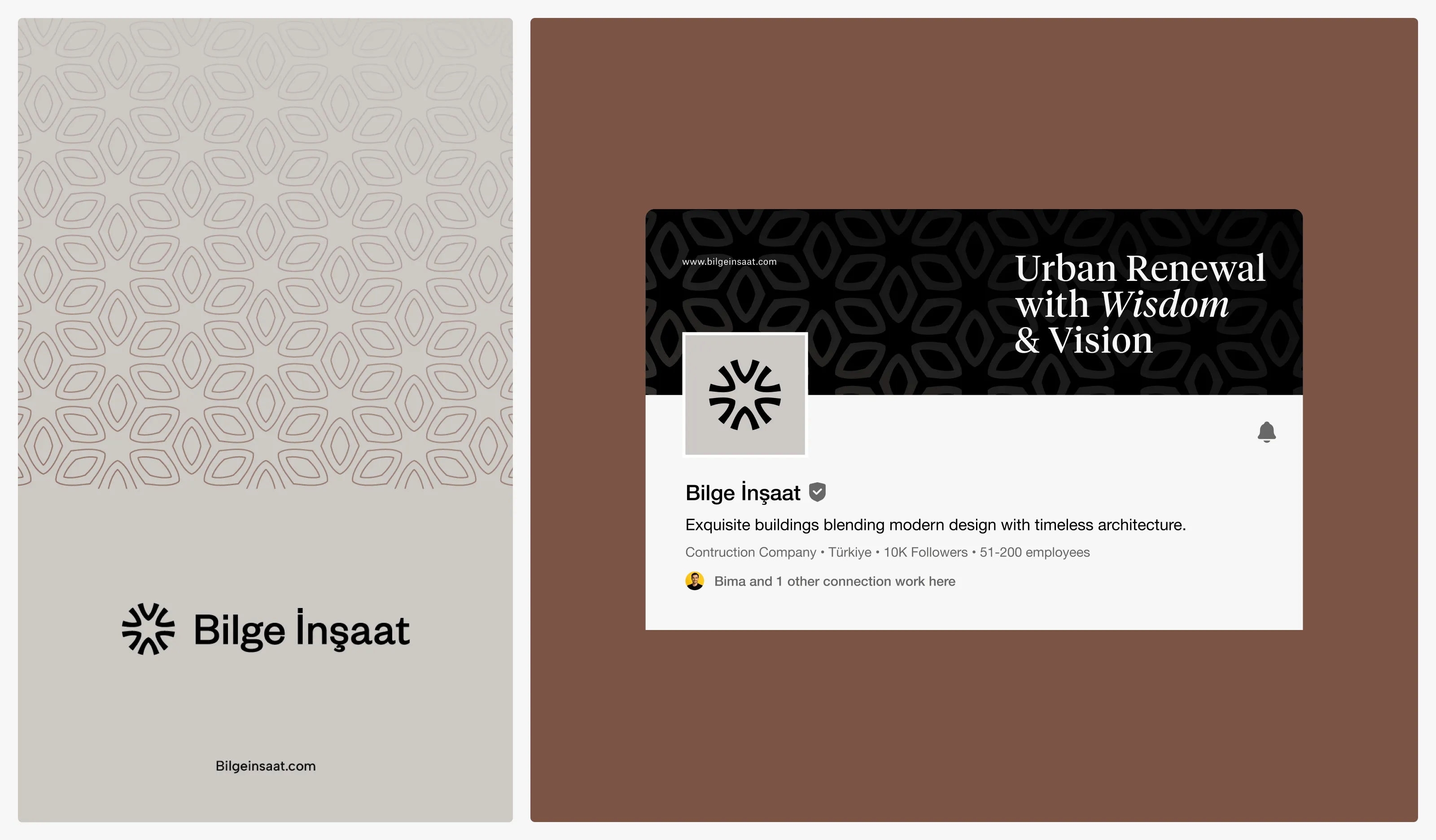 Brand Strategy and Logo Design for Bilge İnşaat