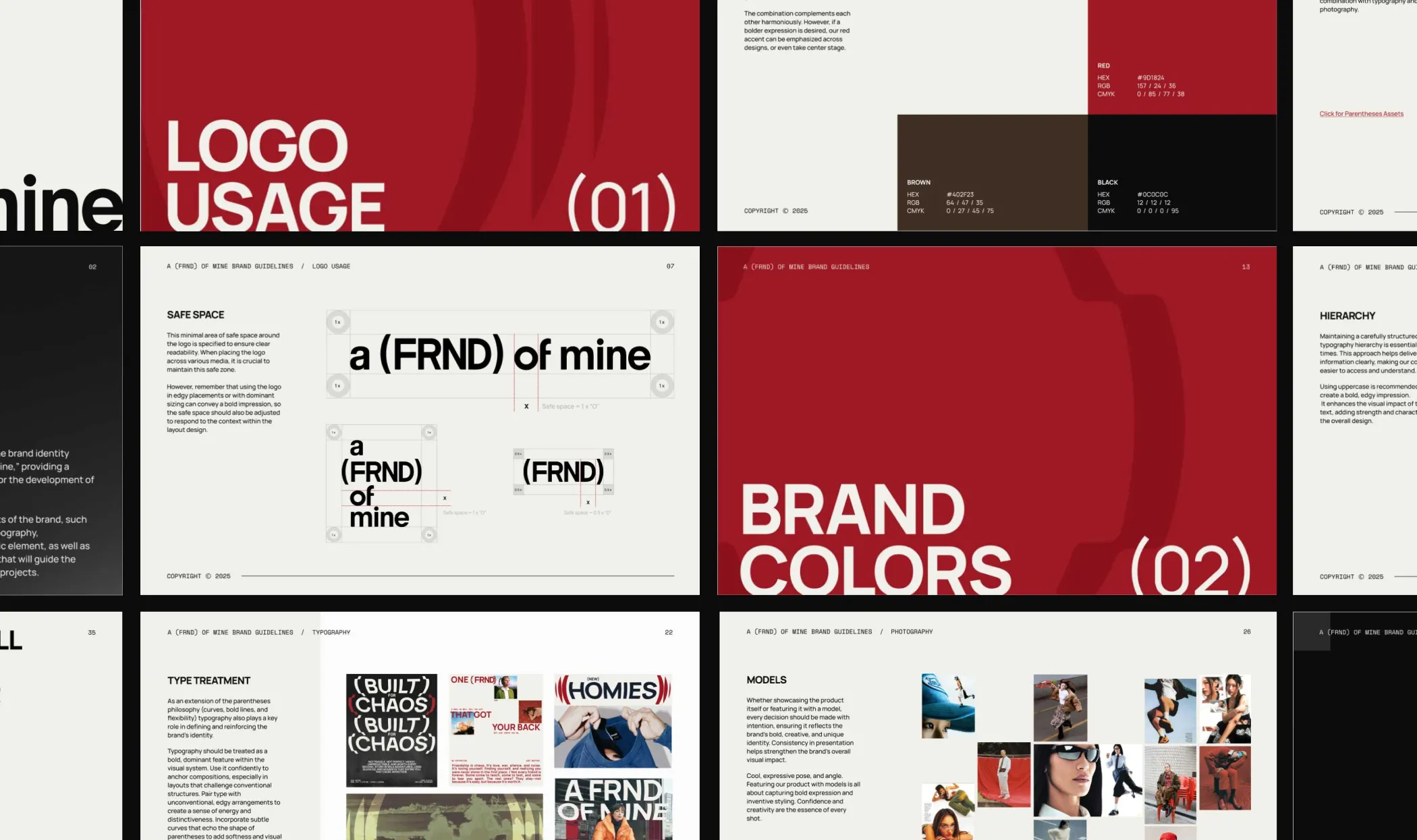a (FRND) of Mine Brand Identity