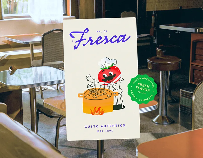 Fresca Trattoria; Restaurant Branding