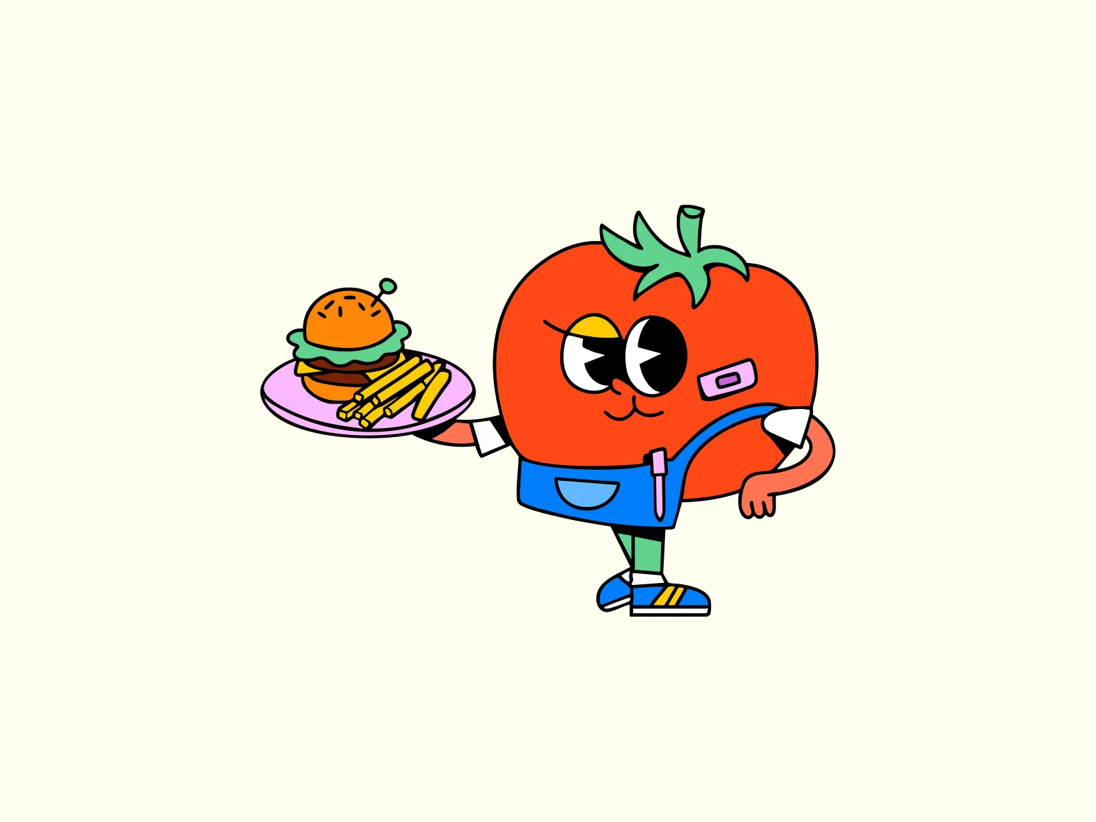 Vegetable Character Design