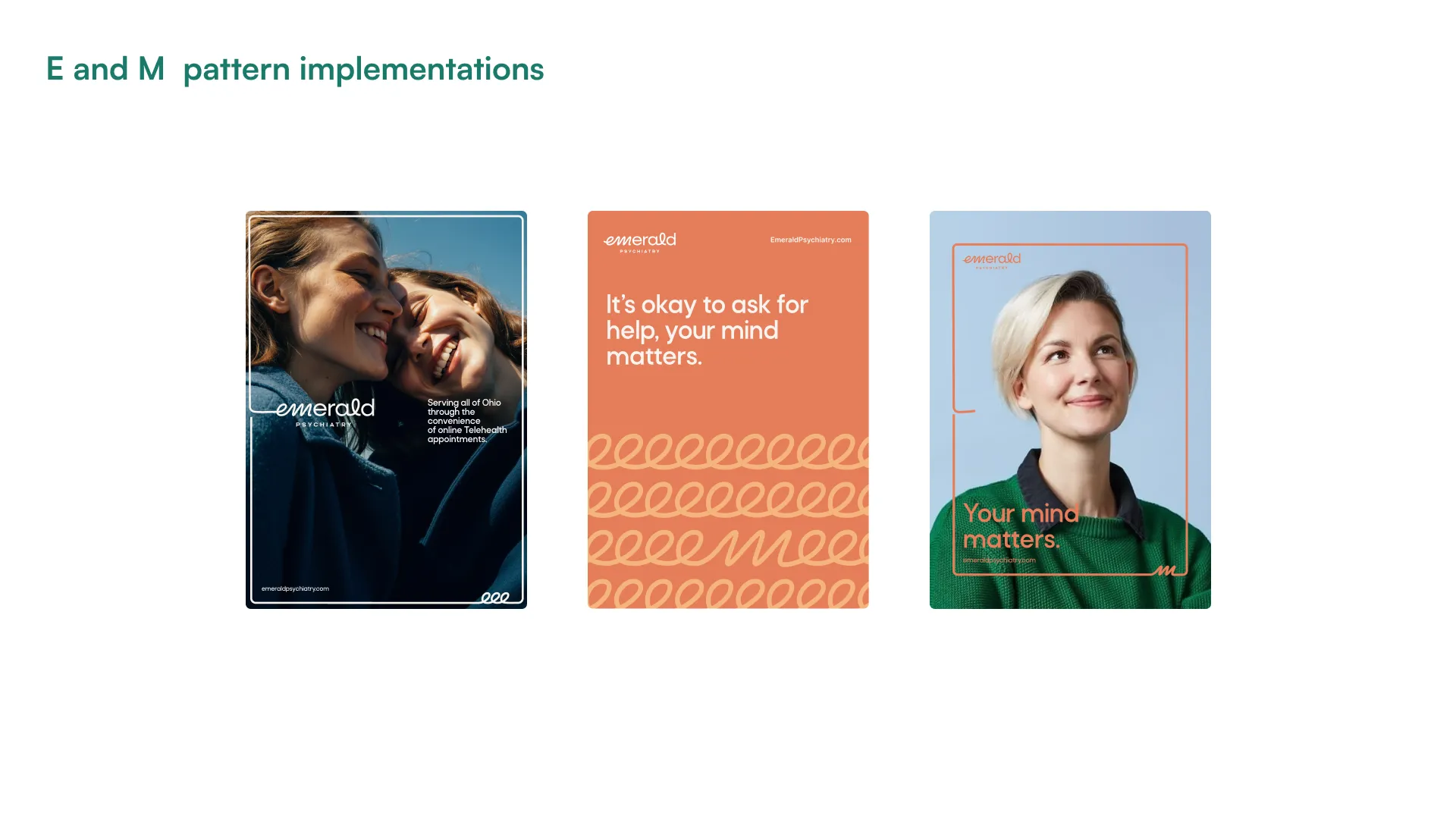 Emerald Psychiatry Visual Identity