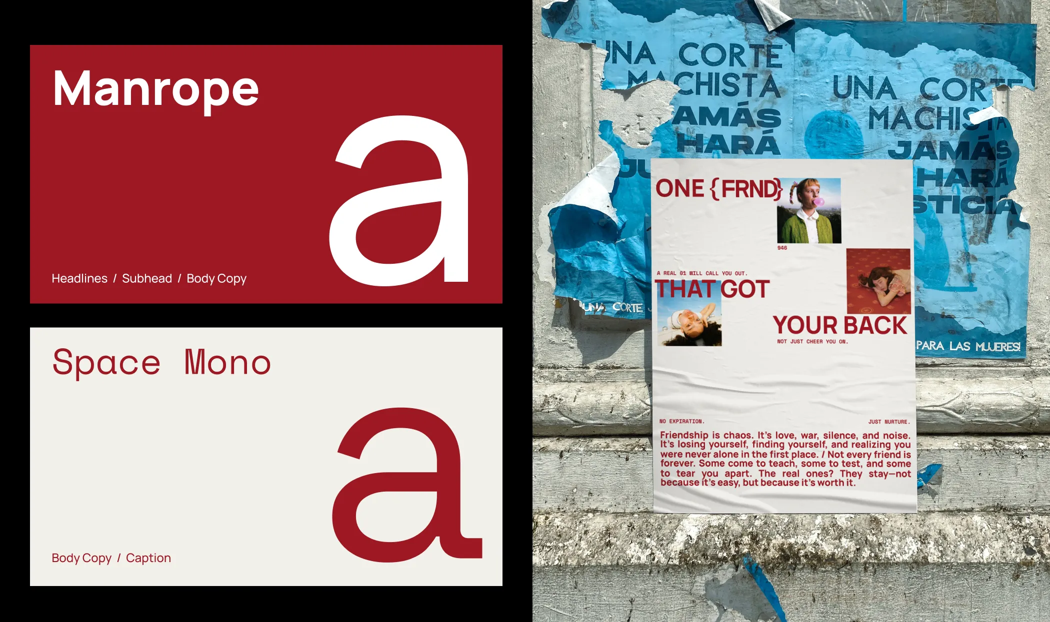 a (FRND) of Mine Brand Identity