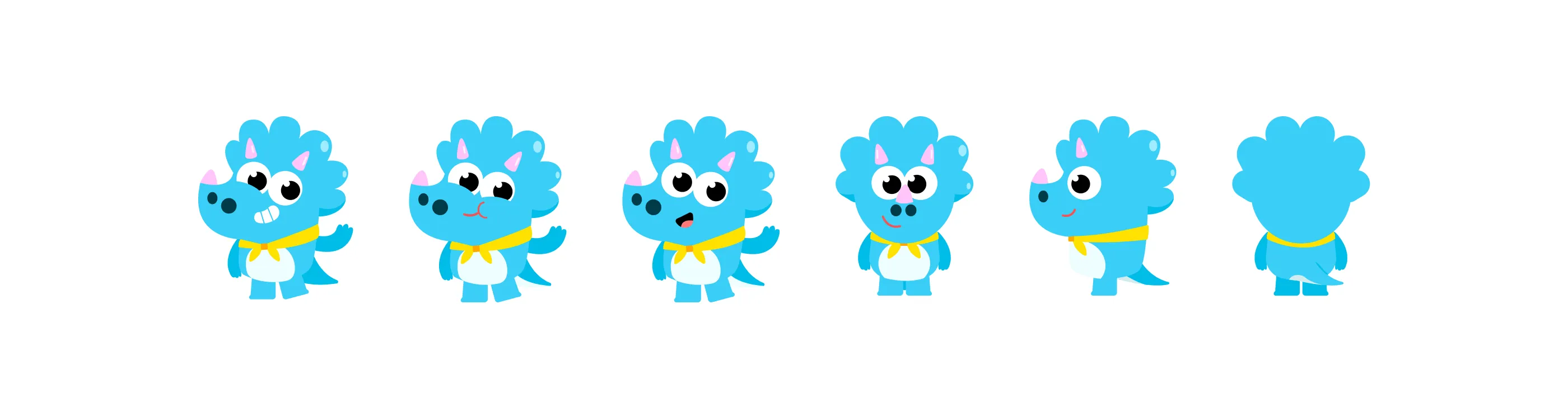 Bluppy Triceratops Sticker