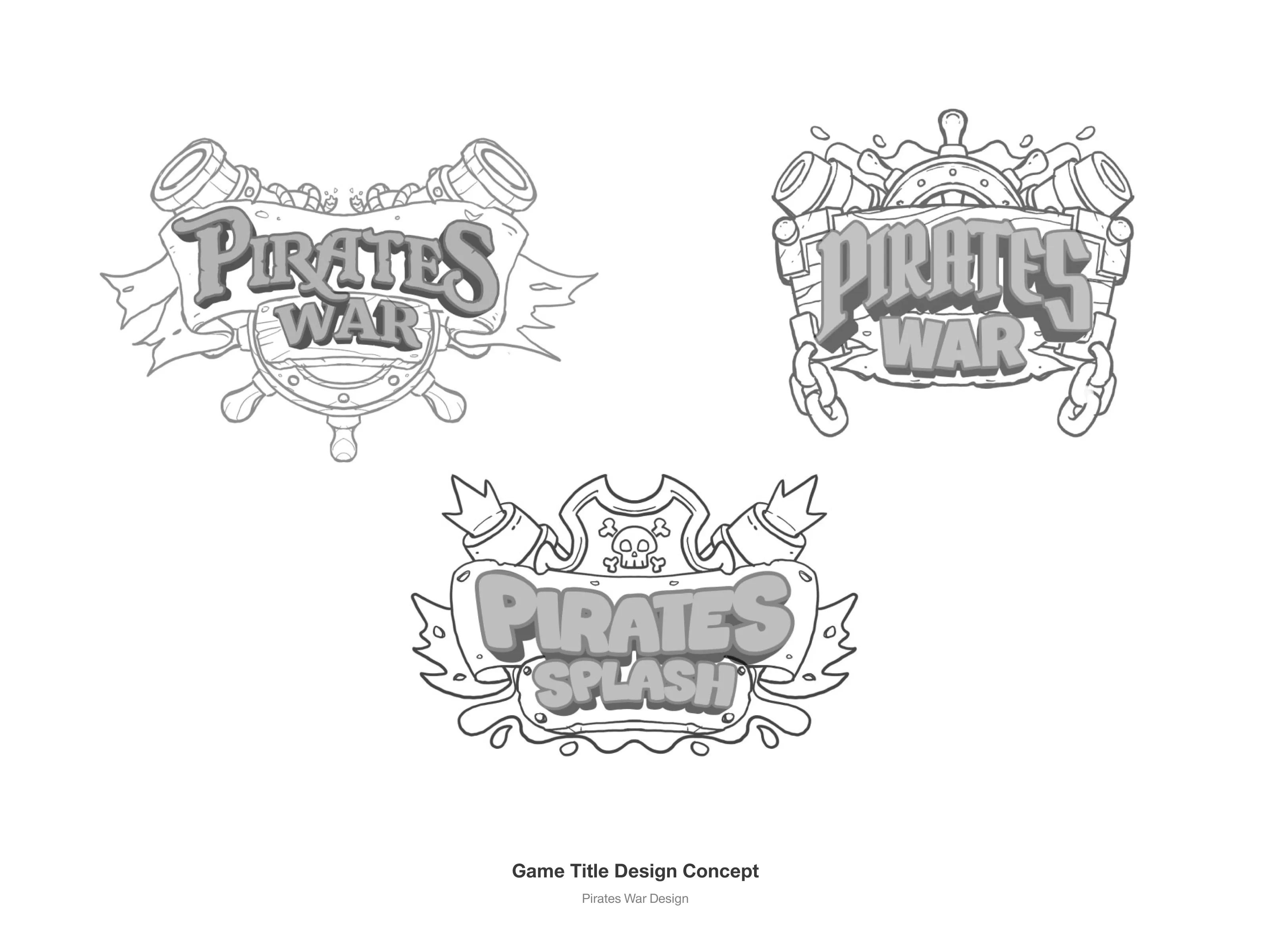 Pirates War – Splash Screen Design